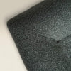 Close-up of the Connemara dark olive boucle dog bed cover