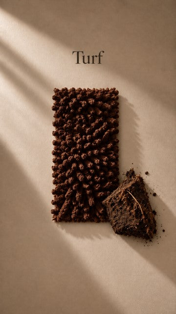 Turf chocolate-brown towelling cover